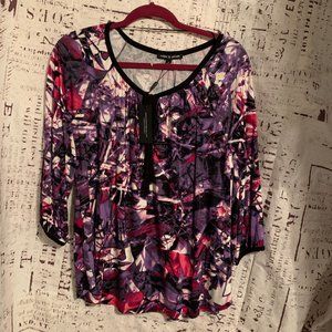 NEW CABLE & GAUGE Tunic Blouse SZ M